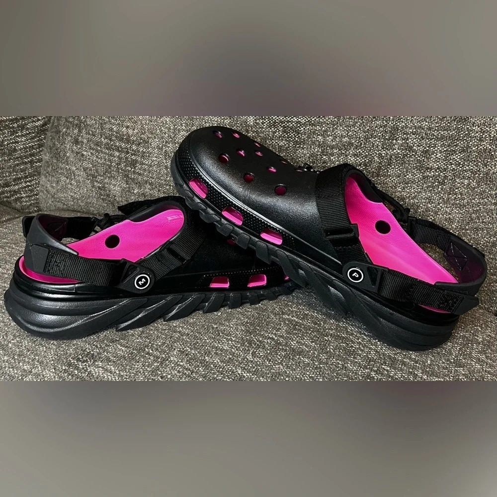 Post Malone x Crocs Duet Max Clog ll Black/Pink